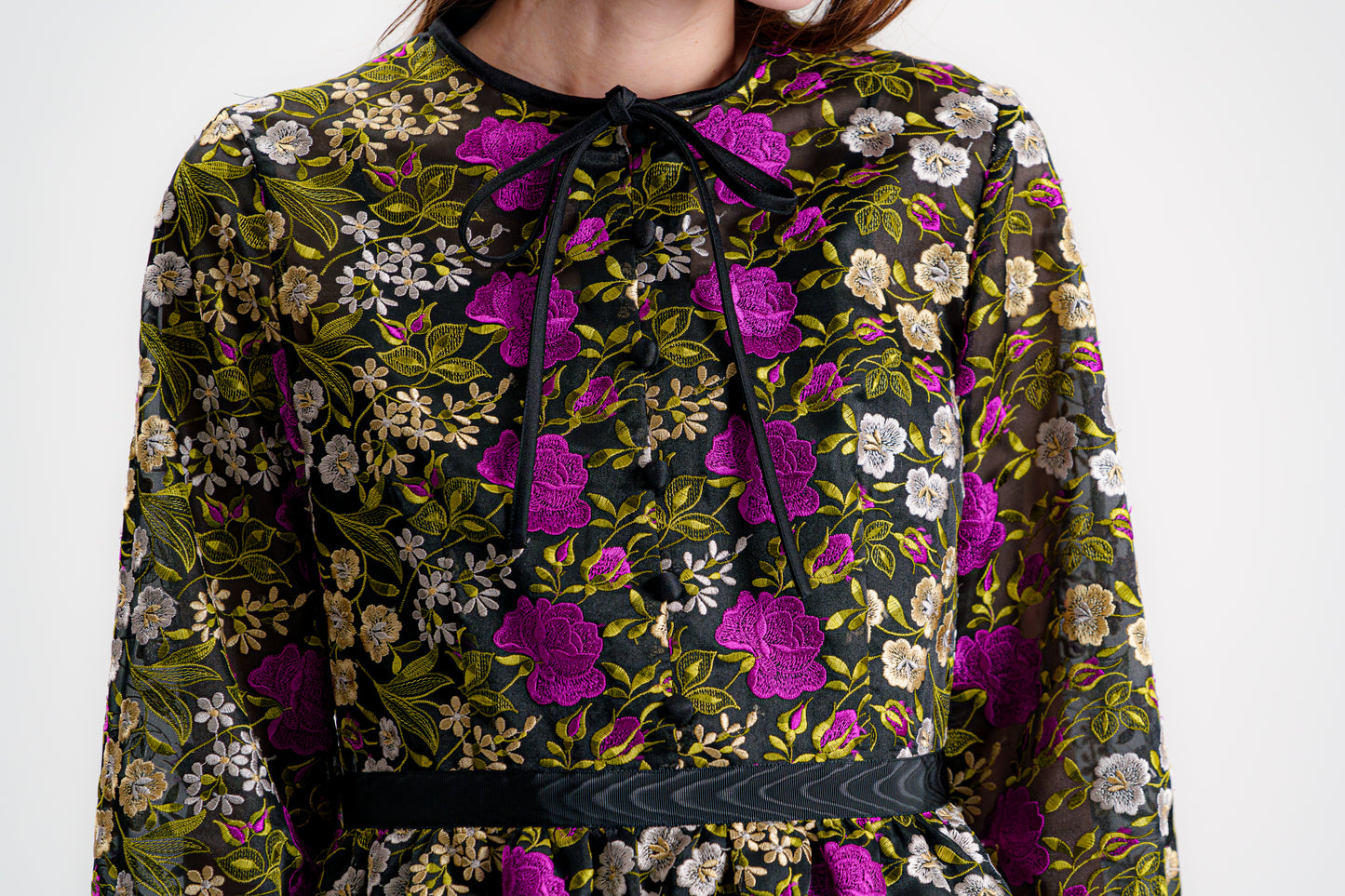 〈4泊5日〉Rental リボンギャザーワンピース